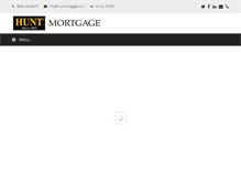 Tablet Screenshot of huntmortgage.com